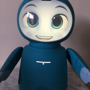 Moxie robot new enhanced smiling animation July 2024