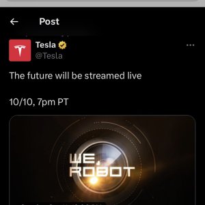 Tesla’s We, Robot Event Logo