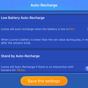 Loona Recharge Settings Step 3