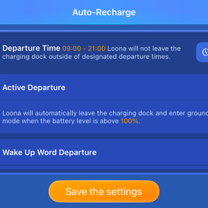 Loona Recharge Settings Step 4