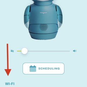 Changing Moxie’s Wifi settings in the Moxie app