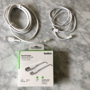 Belkin USB-A to USB-C charging cable