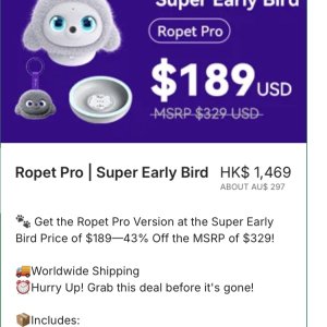 Ropet Kickstarter Pro