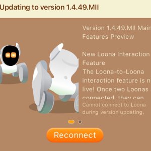 Loona PetBot: Loona interaction now possible in update 1.4.49