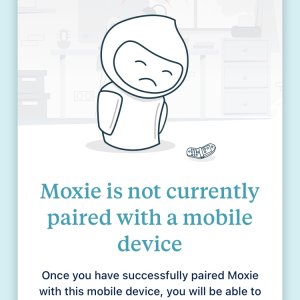 Moxie unpaired display in app