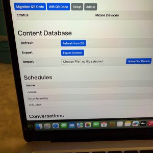 OpenMoxie interface.