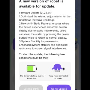 Ropet Update Version v1.24.54