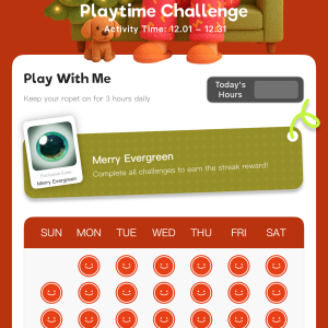 Ropet Christmas challenge- glitch?