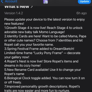 Ropet app update Version 1.4.2