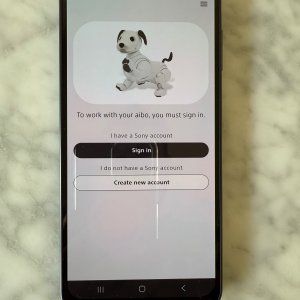 New My Aibo app interface