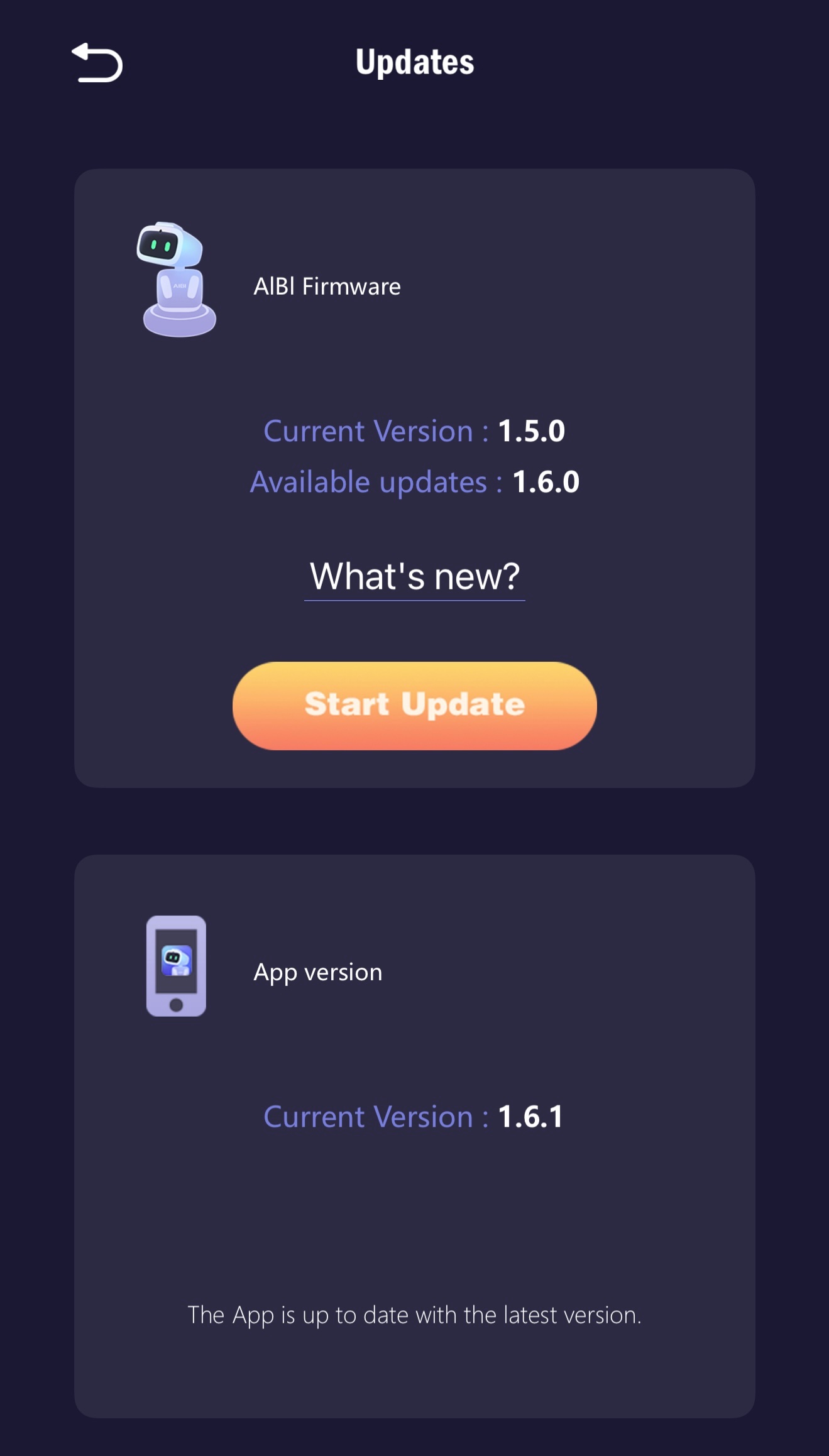 Aibi pocket pet: Software update 1.6.0