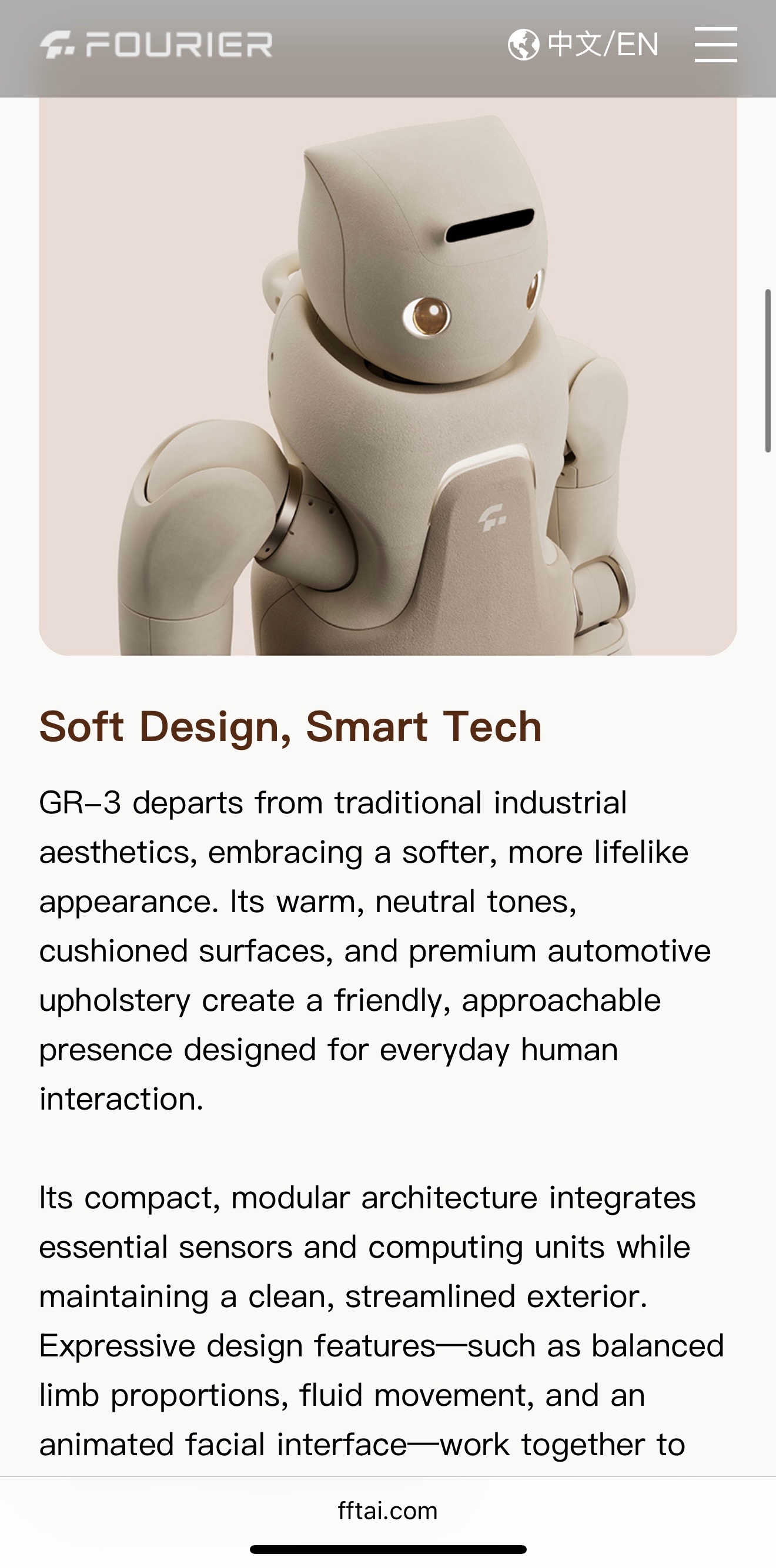 Fourier GR-3 humanoid robot launch.