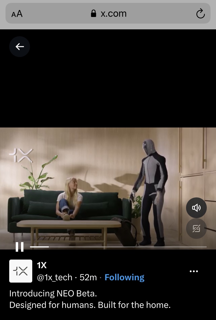 Neo humanoid robot first look