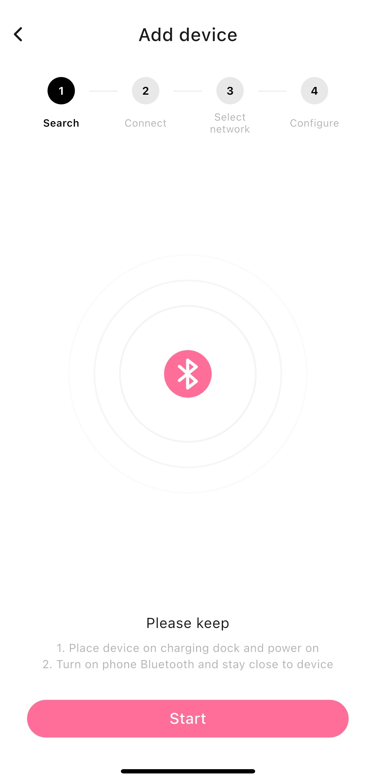 Pophie robot app set up process