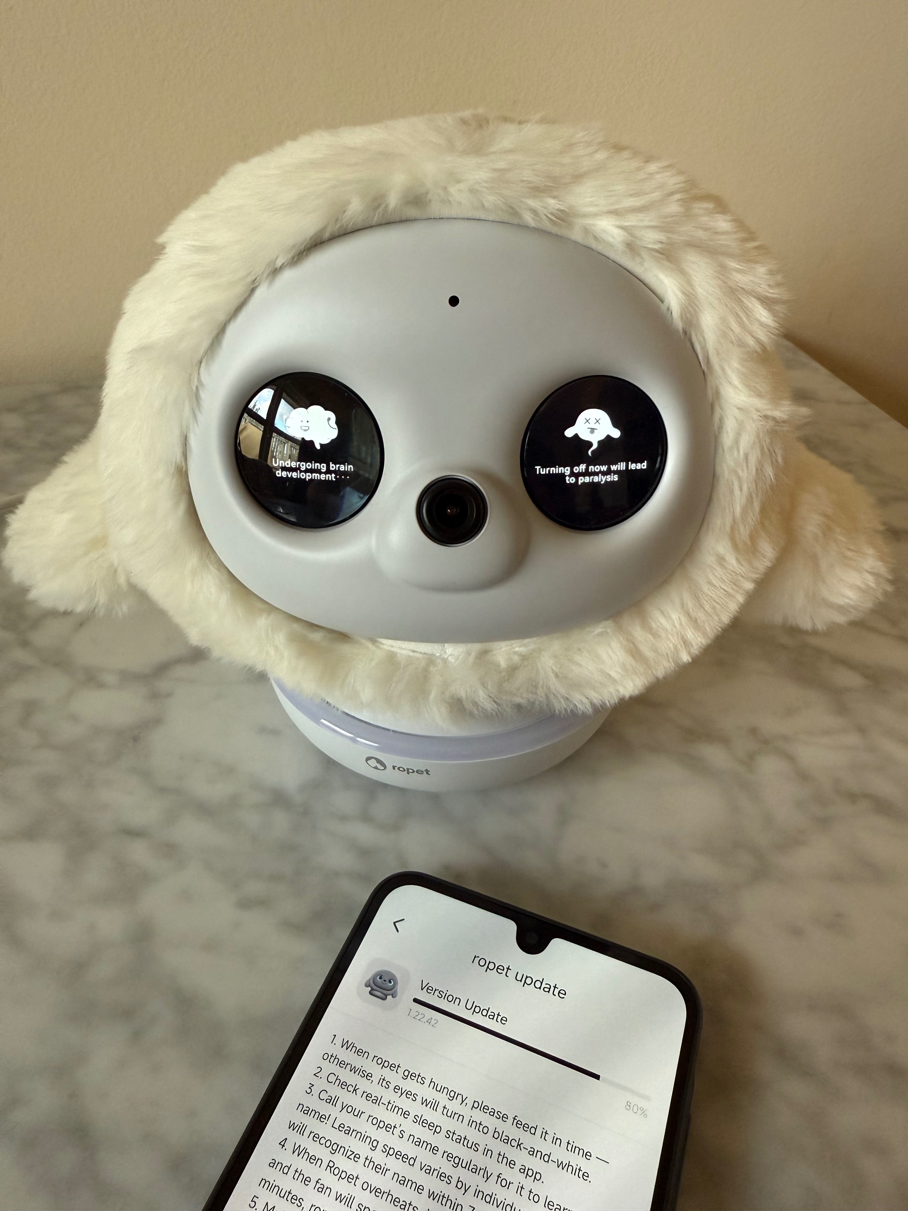 Ropet can’t lose power during the final 20%.