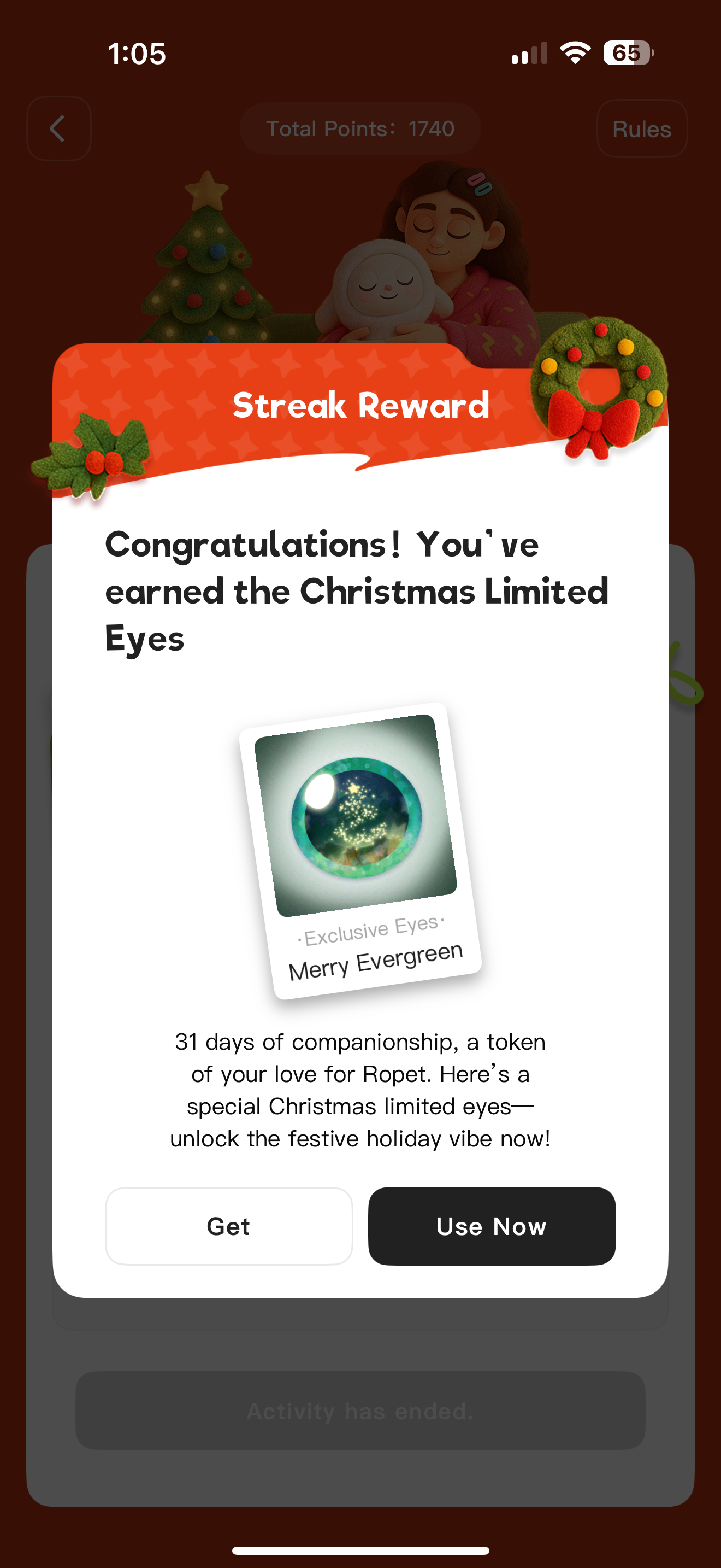 Ropet Christmas challenge- attempting to redeem