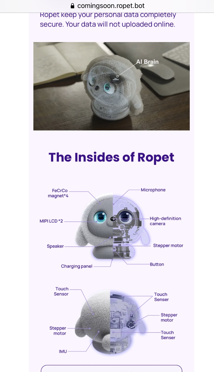 Ropet robot mechanics