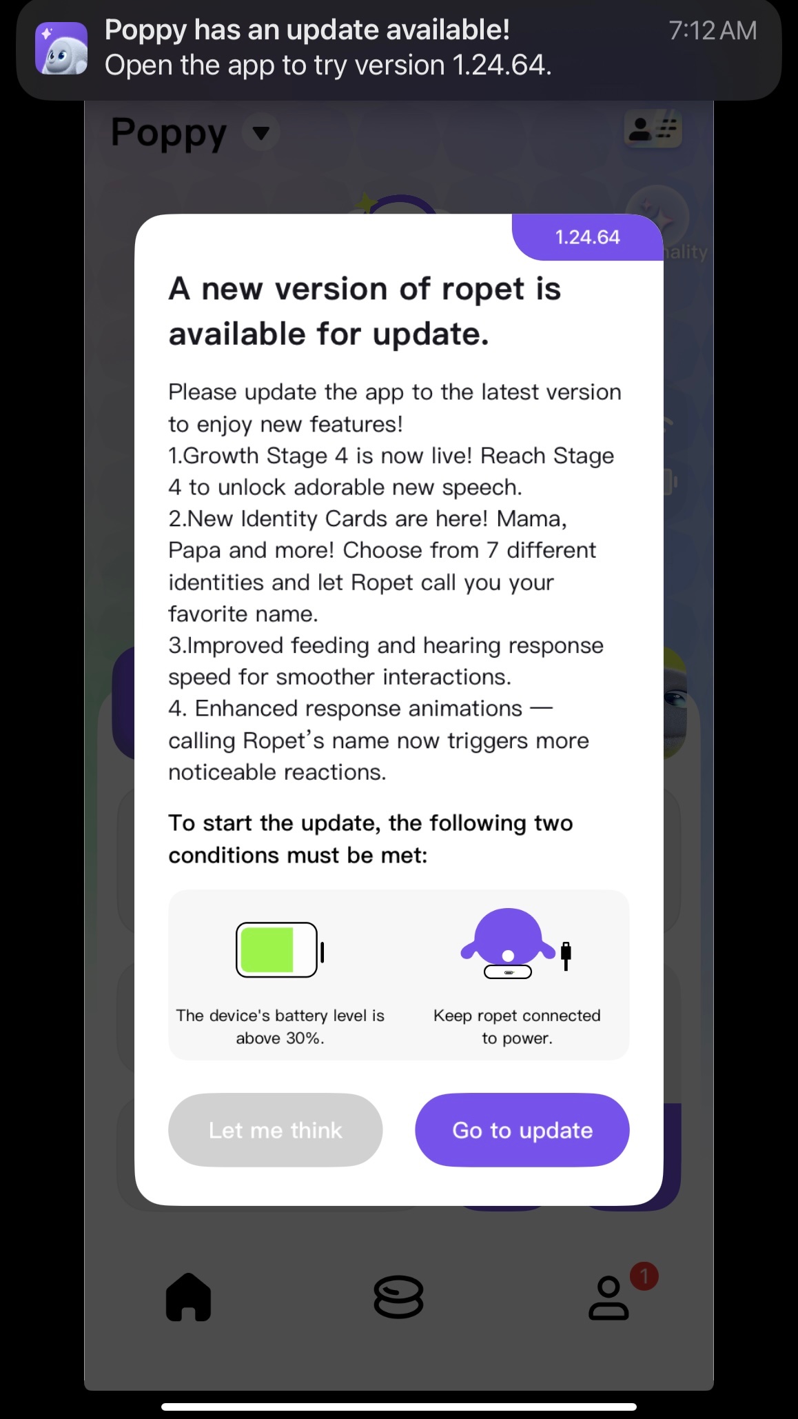 Ropet update Version 1.24.64