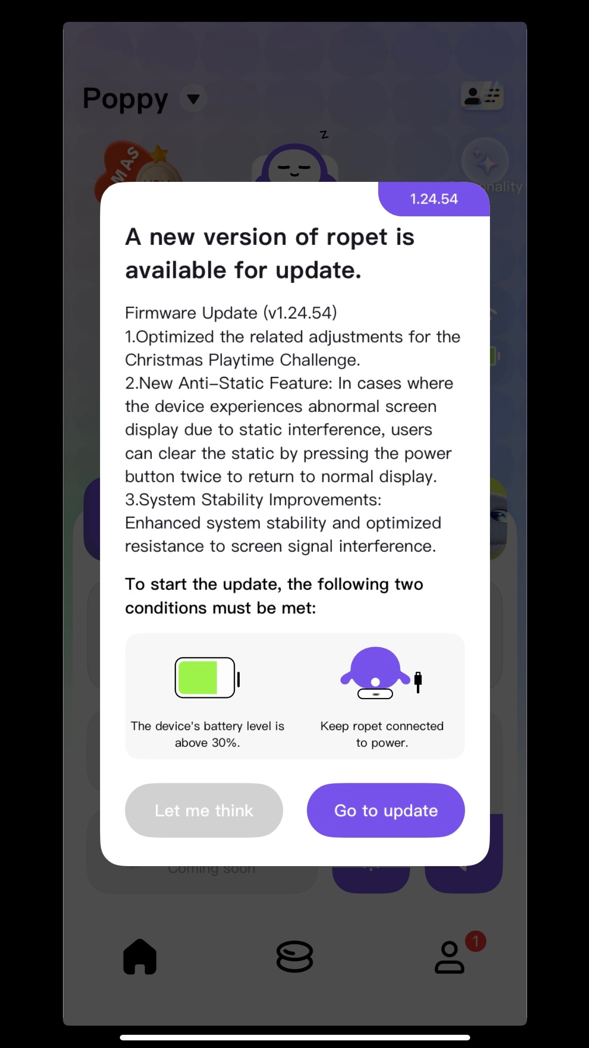 Ropet Update Version v1.24.54
