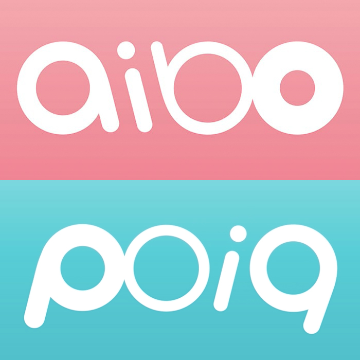 Sony aibo logo vs. Sony poiq logo_1.jpg