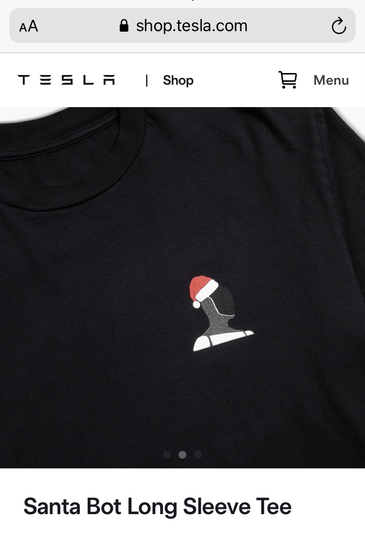 Tesla Bot Christmas T-shirt